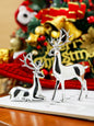 2 Pcs Reindeer Christmas Table Decoration