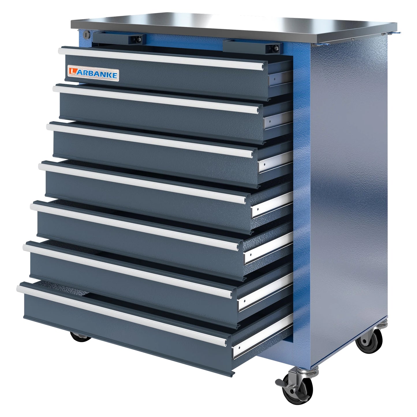 7-Drawer Rolling Tool Chest Toolbox,with 360° Lockable Wheels