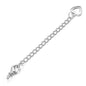 10pcs Stainless Steel Extension Chains Lobster Clasps Connectors