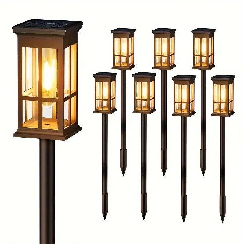 2/6/8 Pack Solar Pathway Lights - Super Bright