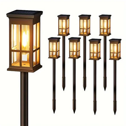 2/6/8 Pack Solar Pathway Lights - Super Bright