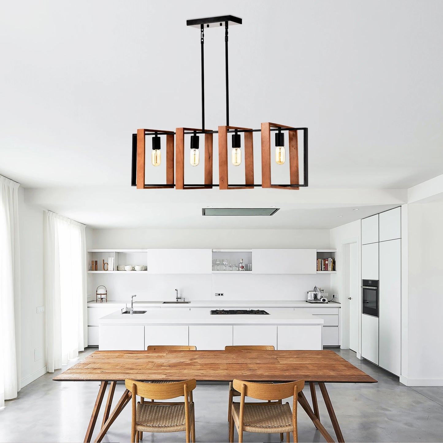 4-Light Kitchen Island Lights Pendant Light