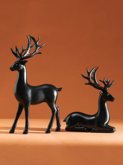 2 Pcs Reindeer Christmas Table Decoration
