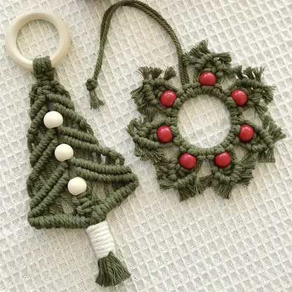 Handwoven Ornament - Unique Snowflake Decoration