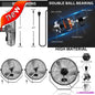2025new-24 Inch Industrial Wall-Mounted 3-Speed Metal Fan