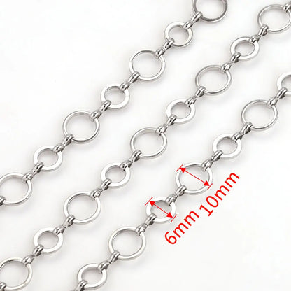 1 meter Stainless Steel Big Chains Handmade Thick Big Chain