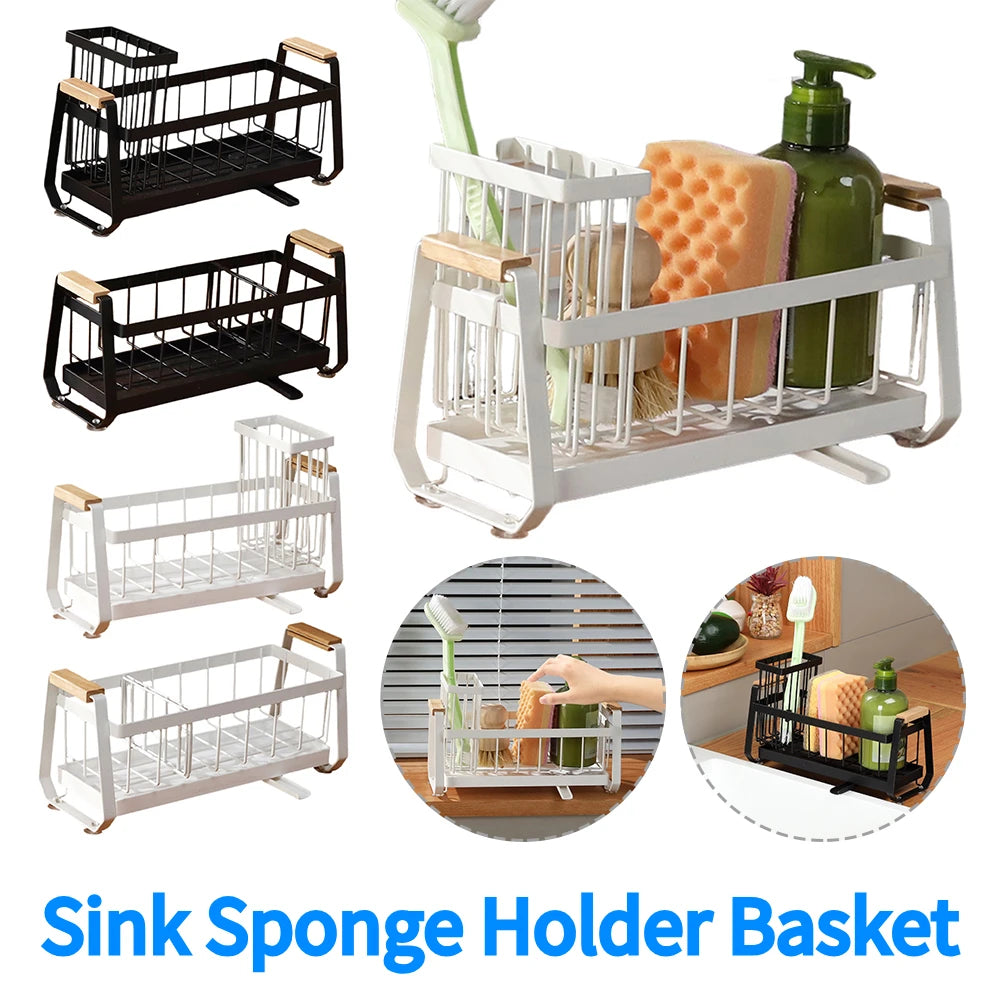 Sink Caddy Organizer & High Brush Holder