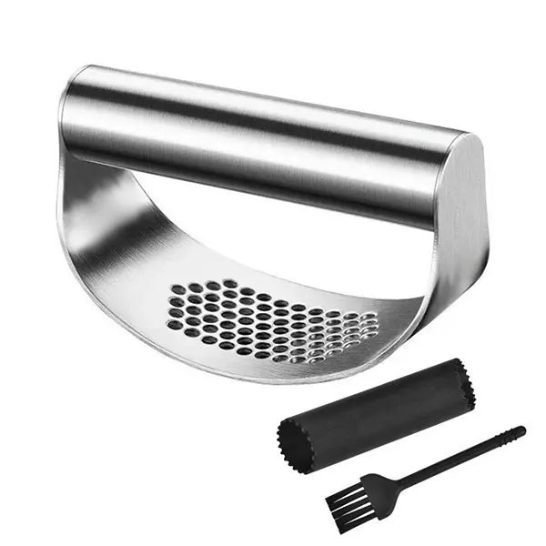 Stainless Steel Garlic Press Squeezer