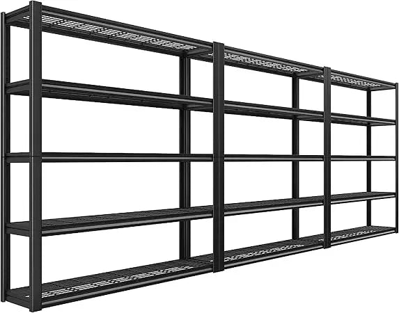 48" W Garage Shelving Heavy Duty Load 2500LBS, 5 Tier