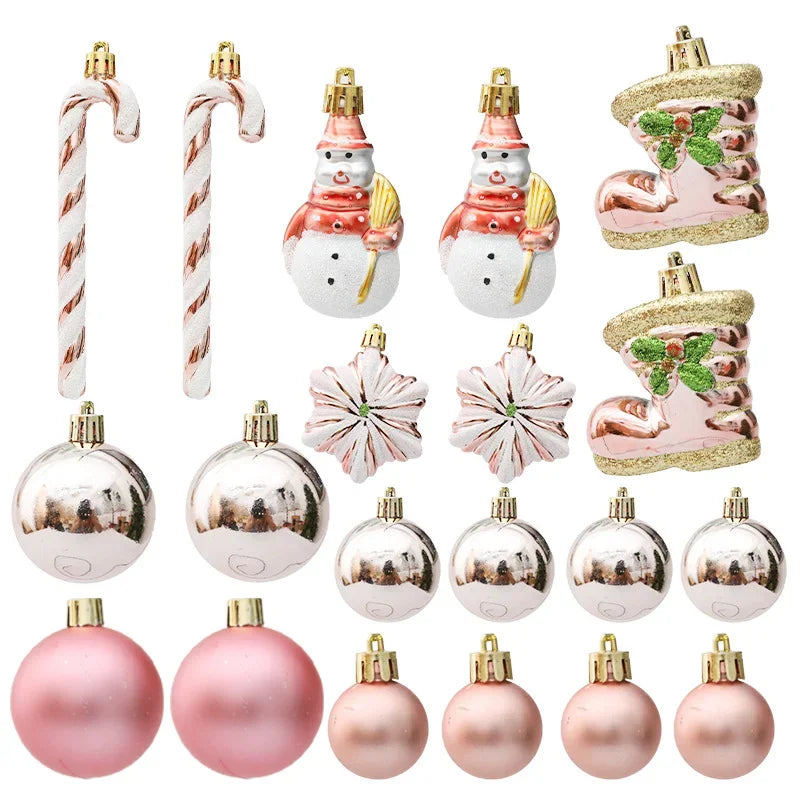 29/20Pcs Christmas Tree Balls Hanging Pendant
