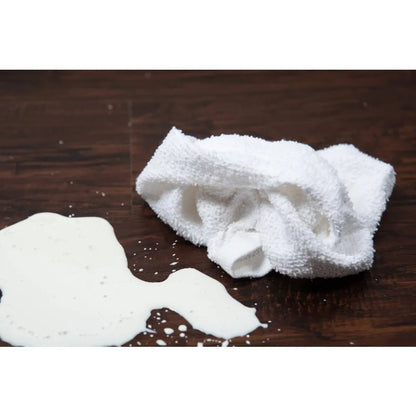 100% Cotton 14" x 17" All Purpose Terry Towels, 18 Pack, White