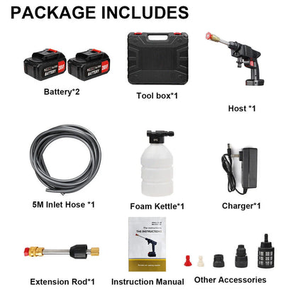 Cordless Electric High Pressure Water Spray Gun