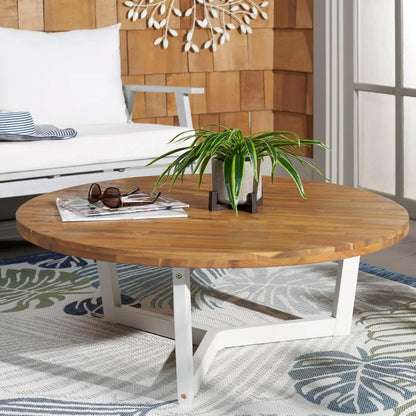 2025new-Outdoor 3-Leg Round Coffee Table