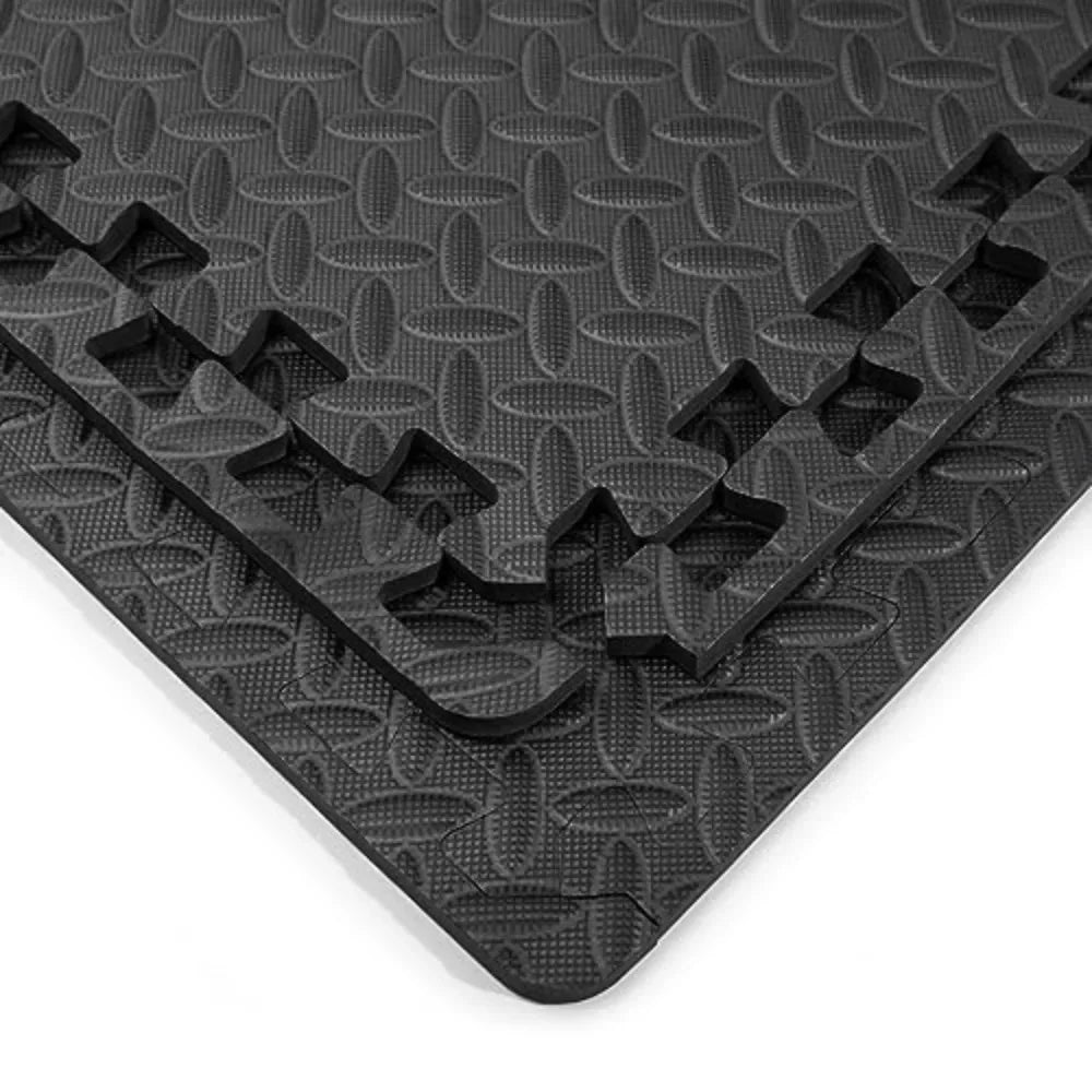 48 Sq.Ft Thick Foam Exercise Mats, 24"x24" x 1/2" Pack of 12