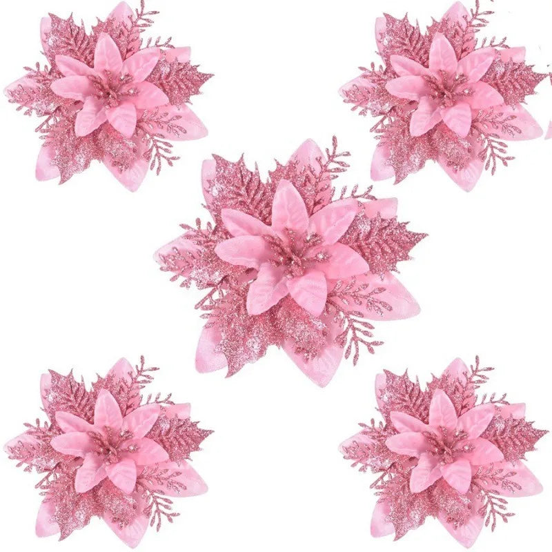 Pink Christmas Decorations Set