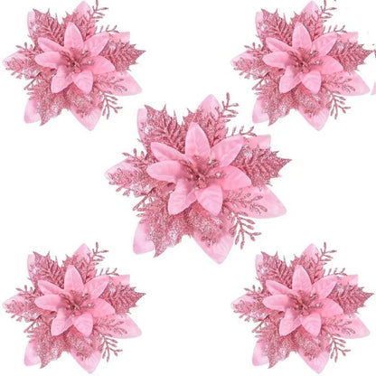 Pink Christmas Decorations Set