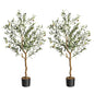 1Pc/2Pcs Artificial Olive Tree 4ft / 5ft / 6ft,