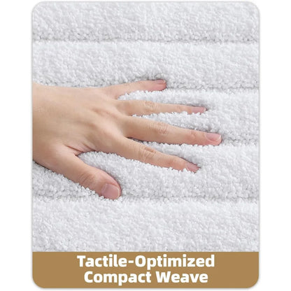 Color&Geometry Bath Mats for Bathroom Non Slip, 17"x30"