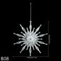 Christmas Crystal Ornaments Snowflake