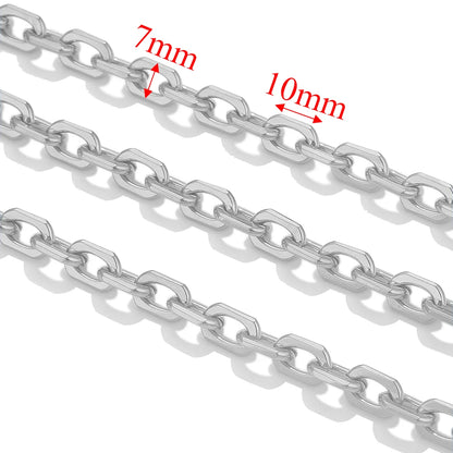 1 meter Stainless Steel Big Chains Handmade Thick Big Chain