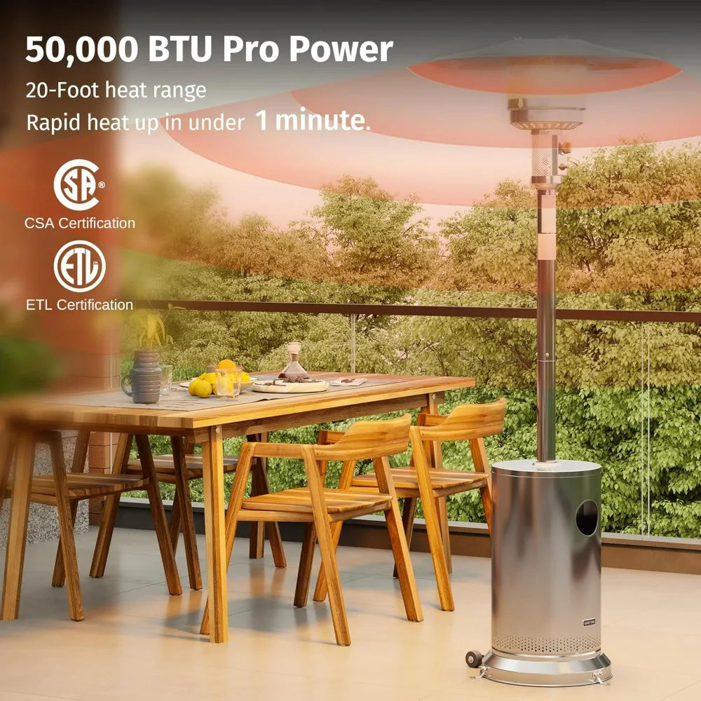 OAK Outdoor Patio Heater - 50,000 BTU