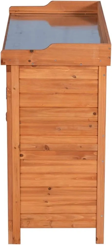 Outdoor Wooden Storage Cabinet  Waterproof