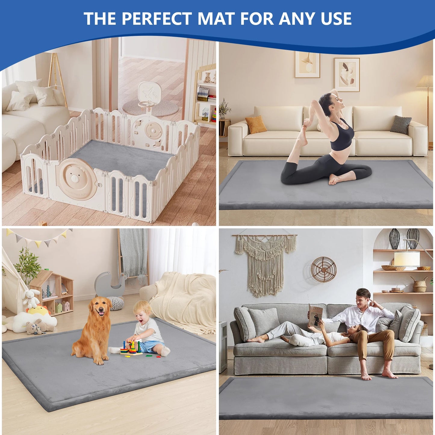 3cm Thick Foam backed Carpet Mat
