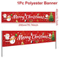 Christmas Outdoor Banner Merry Christmas Decorations