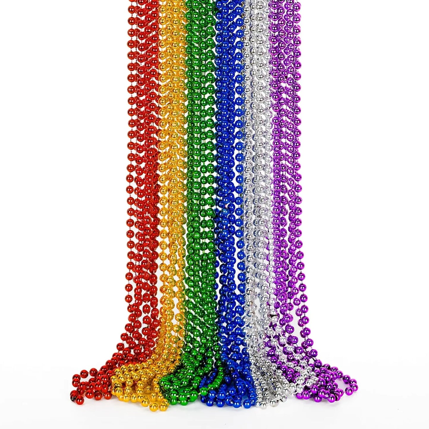 Mardi Gras Beads  33" Necklace Party Favors