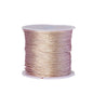 0.4mm 50m Nylon Gold Silver Thread Jewelry Cord Wire