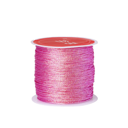 0.4mm 50m Nylon Gold Silver Thread Jewelry Cord Wire