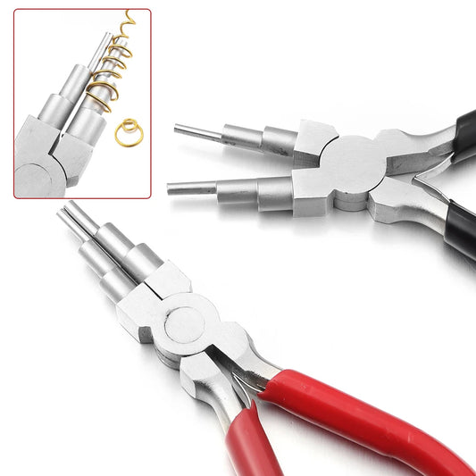 1Pc Jewelry Pliers Carbon Steel Round Nose Needle Nose Pliers