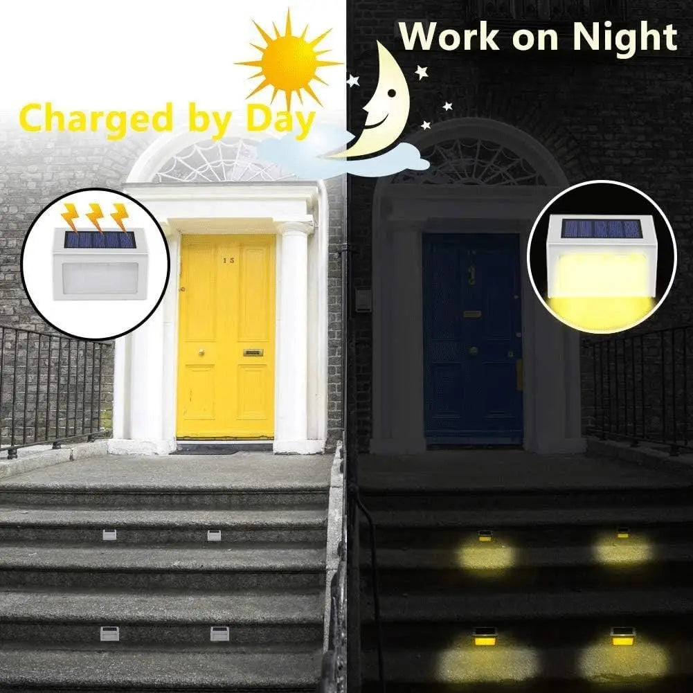 Solar Lights for Steps Deck  Stair  Outdoor, Waterproof