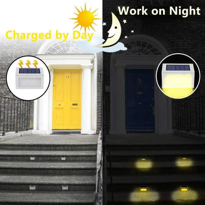 Solar Lights for Steps Deck  Stair  Outdoor, Waterproof