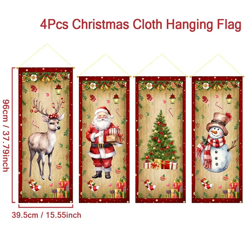 Christmas Hanging Flag