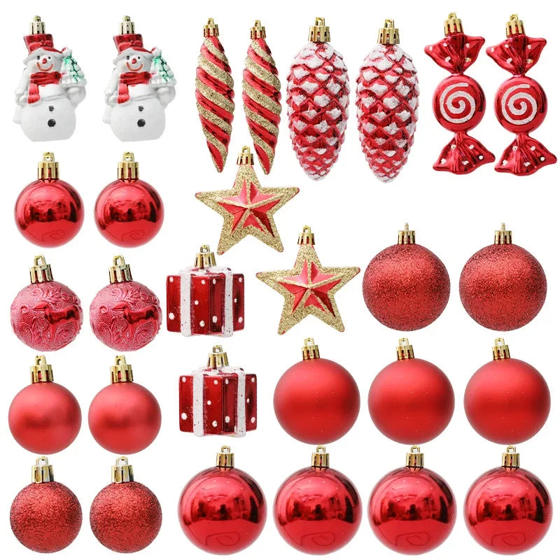 29/20Pcs Christmas Tree Balls Hanging Pendant
