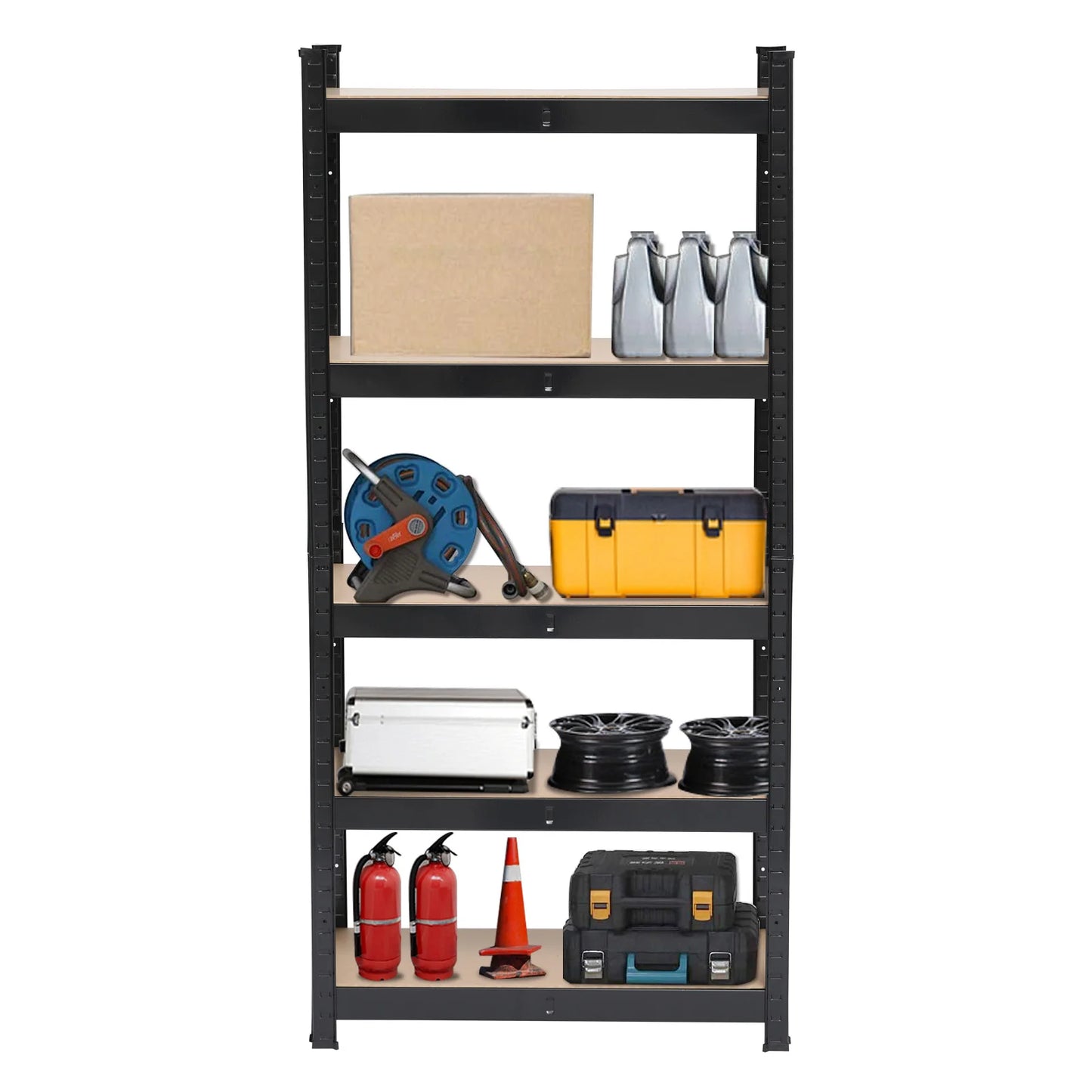 5 Tier Heavy Duty Metal Shelving Rack Unit