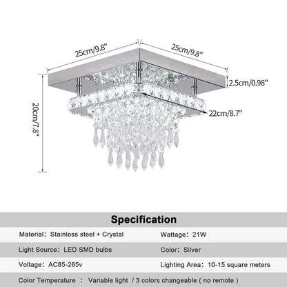 Modern K9 Crystal Chandelier Led