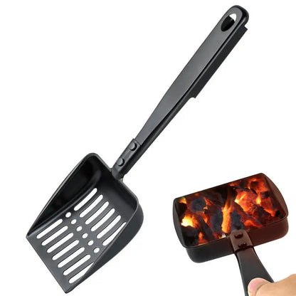 Metal Fireplace Ash Shovel