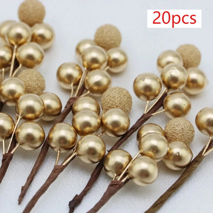 10/20pcs Berry Decorations Artificial Bayberry Berries