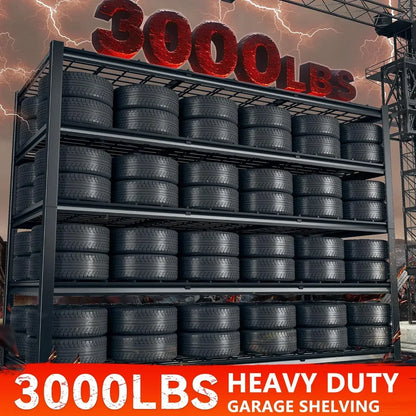 60" W Garage Shelving Storage Shelves Adjustable