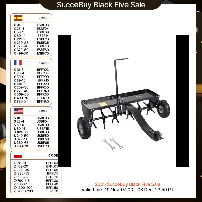 Tow Behind Plug Lawn Aerator