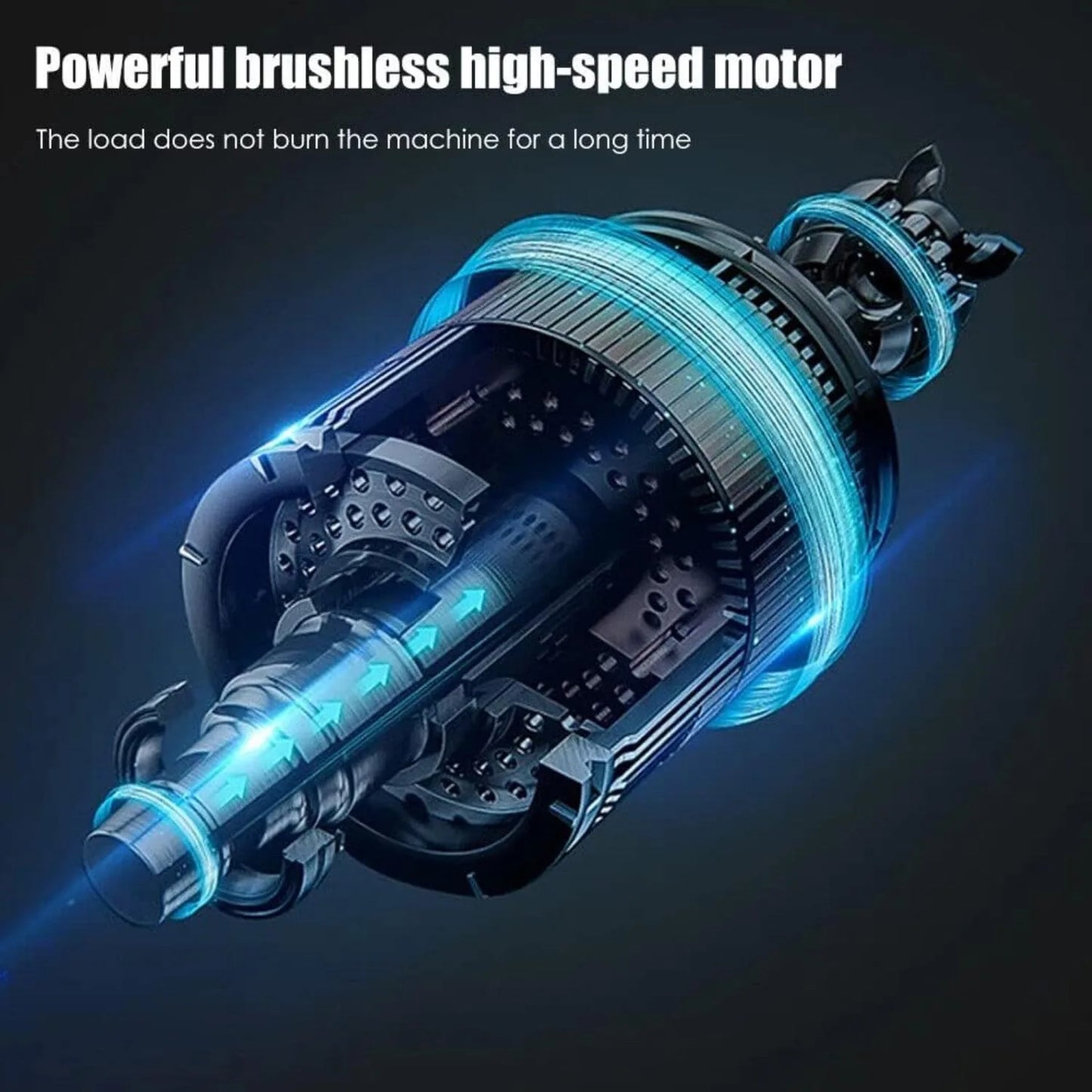 Weed Wacker Battery Operated, 600W Cordless Grass Trimmer 51" Height Adjustable with 8 Blades and 2 * 24V Batteries