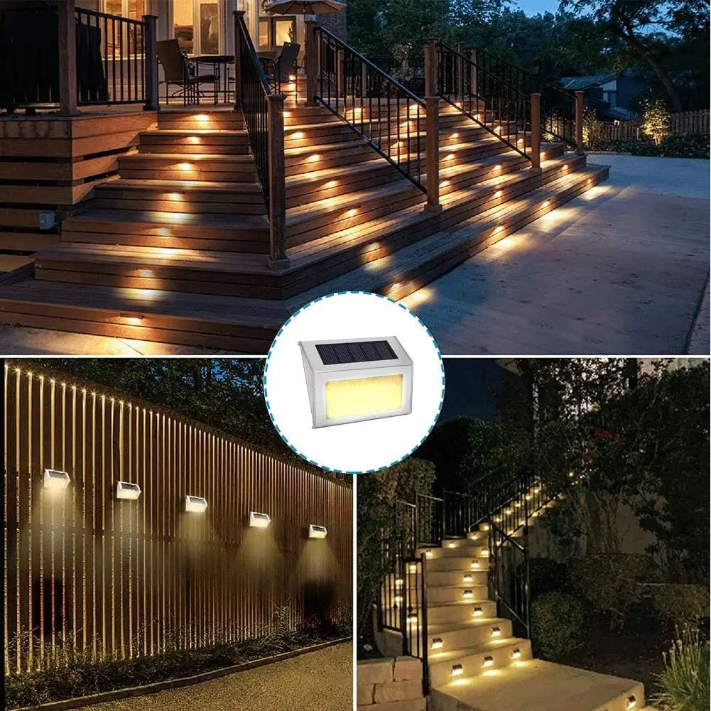 Solar Lights for Steps Deck  Stair  Outdoor, Waterproof