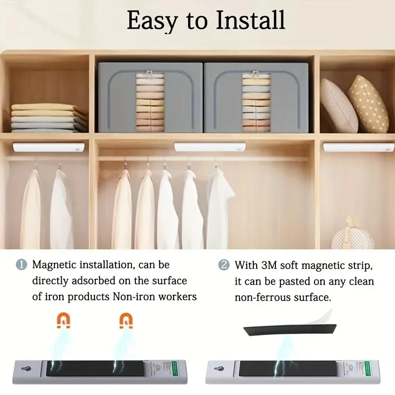 Under Cabinet Lights Motion Sensor Rechargeable  Battery Operated