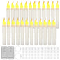 LED Flameless Taper Candles 6.5/11" Battery Operated