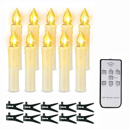 10PCS Candle Lights Battery Operated