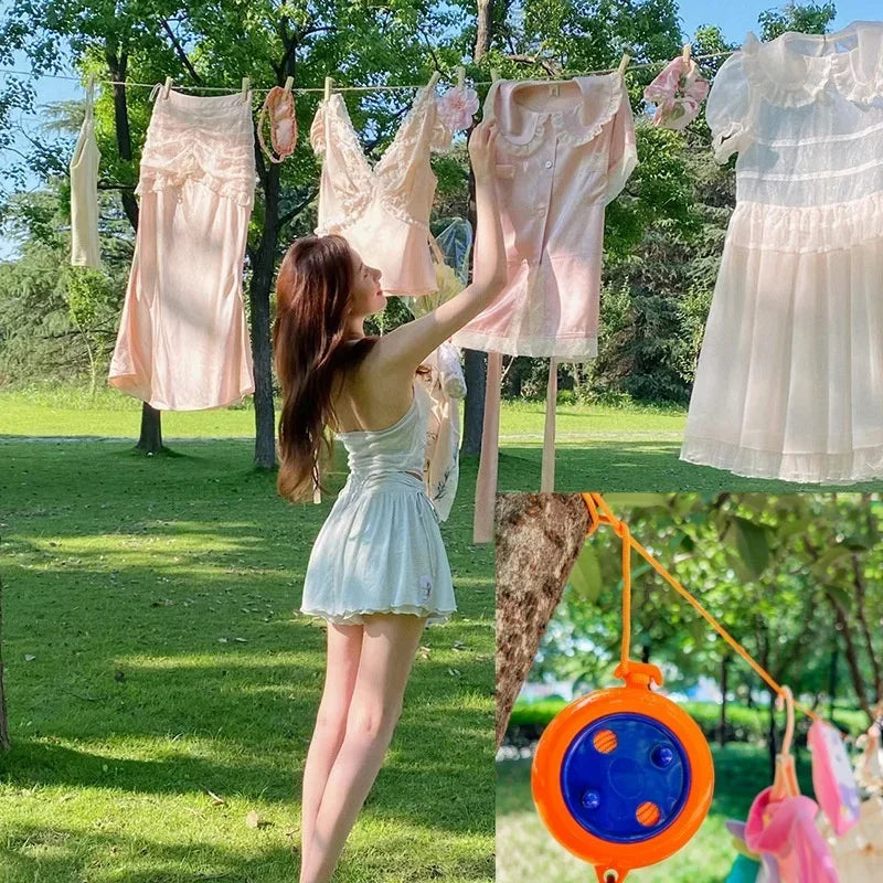1× Camping Clothesline Laundry Drying Rope 10M