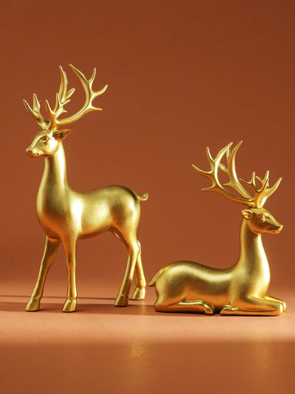 2 Pcs Reindeer Christmas Table Decoration