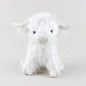 Simulation Highland Cows and Sheep Animal Plush Doll